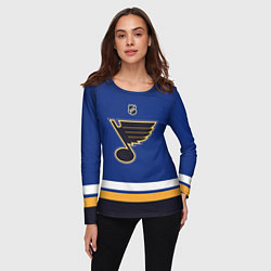 Лонгслив женский St Louis Blues - NHL team, цвет: 3D-принт — фото 2