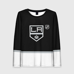 Лонгслив женский Лос Анджелес Кингз хоккей, цвет: 3D-принт