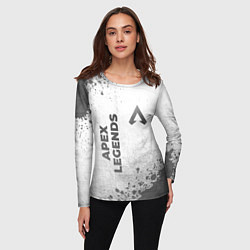 Лонгслив женский Apex Legends - white gradient вертикально, цвет: 3D-принт — фото 2