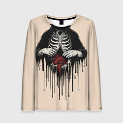 Женский лонгслив Опасные руки