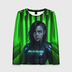 Женский лонгслив Билли Айлиш космический костюм