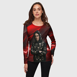 Лонгслив женский Bones с черепами на худи, цвет: 3D-принт — фото 2