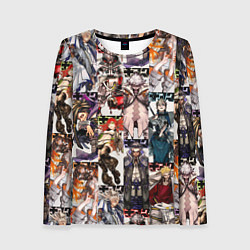 Лонгслив женский Гачиакута герои, цвет: 3D-принт