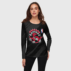 Лонгслив женский Toronto Raptors - NBA team, цвет: 3D-принт — фото 2