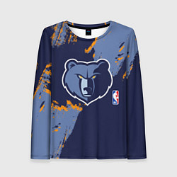 Женский лонгслив Мемфис Гриззлис - логотип команды