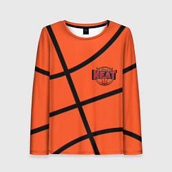Женский лонгслив Майами Хит - баскетболная разметка