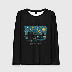 Женский лонгслив Сверхъестественное carry on my wayward son