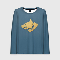 Лонгслив женский Космические Волки, цвет: 3D-принт