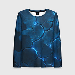 Лонгслив женский Неоновые плиты с камуфляжем, цвет: 3D-принт