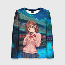 Лонгслив женский Милашка Сиратори Айра Дандадан, цвет: 3D-принт