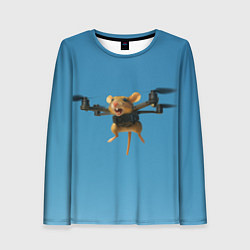 Лонгслив женский Маусини Кводрокоптини мем, цвет: 3D-принт