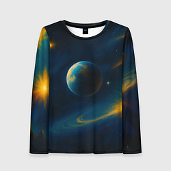 Женский лонгслив Пространство Вселенной