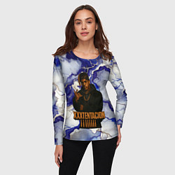 Лонгслив женский XXXTentacion gangster, цвет: 3D-принт — фото 2
