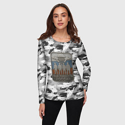 Лонгслив женский Гордость России ВДВ, цвет: 3D-принт — фото 2