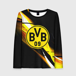 Женский лонгслив Borussia спортивная геометрия