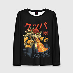 Лонгслив женский Марио Боузер, цвет: 3D-принт