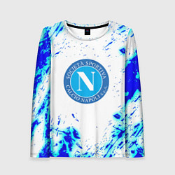 Женский лонгслив Наполи текстура краски