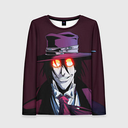 Лонгслив женский Hellsing - Алукард, цвет: 3D-принт