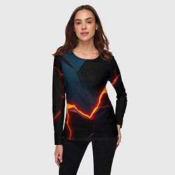 Лонгслив женский Breaking block, цвет: 3D-принт — фото 2