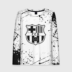 Женский лонгслив Barcelona брызги красок
