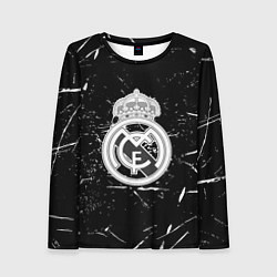 Женский лонгслив Ювентус краски штрихи