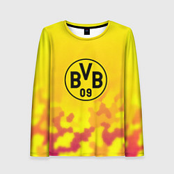 Женский лонгслив Borussia камуфляж желтый текстура