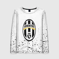 Женский лонгслив Juventus краски текстура всплеск