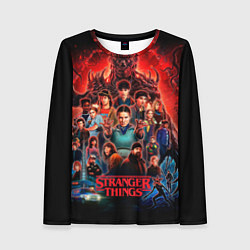 Лонгслив женский Все герои Загадочные события финал, цвет: 3D-принт