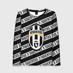 Женский лонгслив Ювентус полосы линии спорт