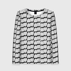 Женский лонгслив Символы валькнут как защитная кольчуга