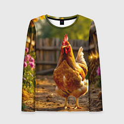 Женский лонгслив Золотой хранитель двора