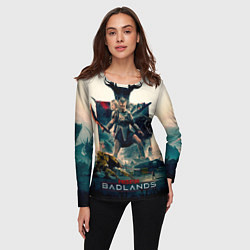 Лонгслив женский Персонажи из Хищник планета смерти, цвет: 3D-принт — фото 2