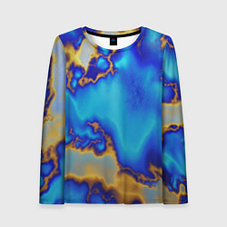Лонгслив женский Поверхностная закалка, цвет: 3D-принт