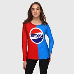 Лонгслив женский Sexsi Pepsi, цвет: 3D-принт — фото 2