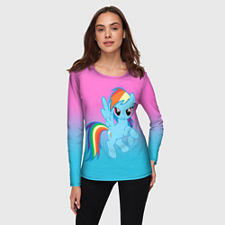 Лонгслив женский My Little Pony, цвет: 3D-принт — фото 2