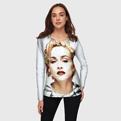 Лонгслив женский Мадонна, цвет: 3D-принт — фото 2