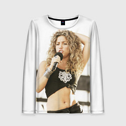 Женский лонгслив Шакира поет