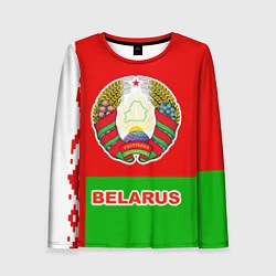 Лонгслив женский Belarus Patriot, цвет: 3D-принт