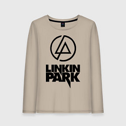 Лонгслив хлопковый женский Linkin Park, цвет: миндальный