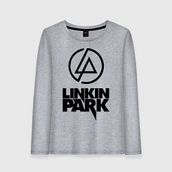 Лонгслив хлопковый женский Linkin Park, цвет: меланж