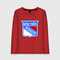 Лонгслив хлопковый женский New York Rangers, цвет: красный