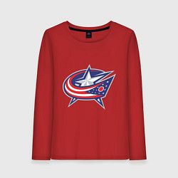 Женский лонгслив Columbus Blue Jackets