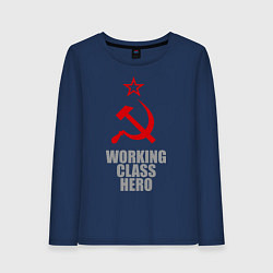 Женский лонгслив Working class hero