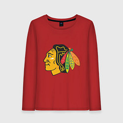 Лонгслив хлопковый женский Chicago Blackhawks: Kane, цвет: красный