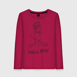 Женский лонгслив Bart: Hell Boy