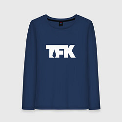 Женский лонгслив TFK: White Logo