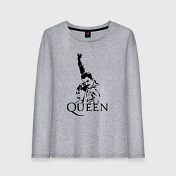Лонгслив хлопковый женский Queen: Rock You, цвет: меланж