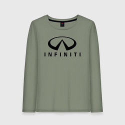 Женский лонгслив Infiniti logo