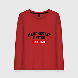 Женский лонгслив FC Manchester United Est. 1878