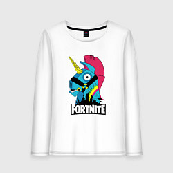 Лонгслив хлопковый женский Fortnite Unicorn, цвет: белый